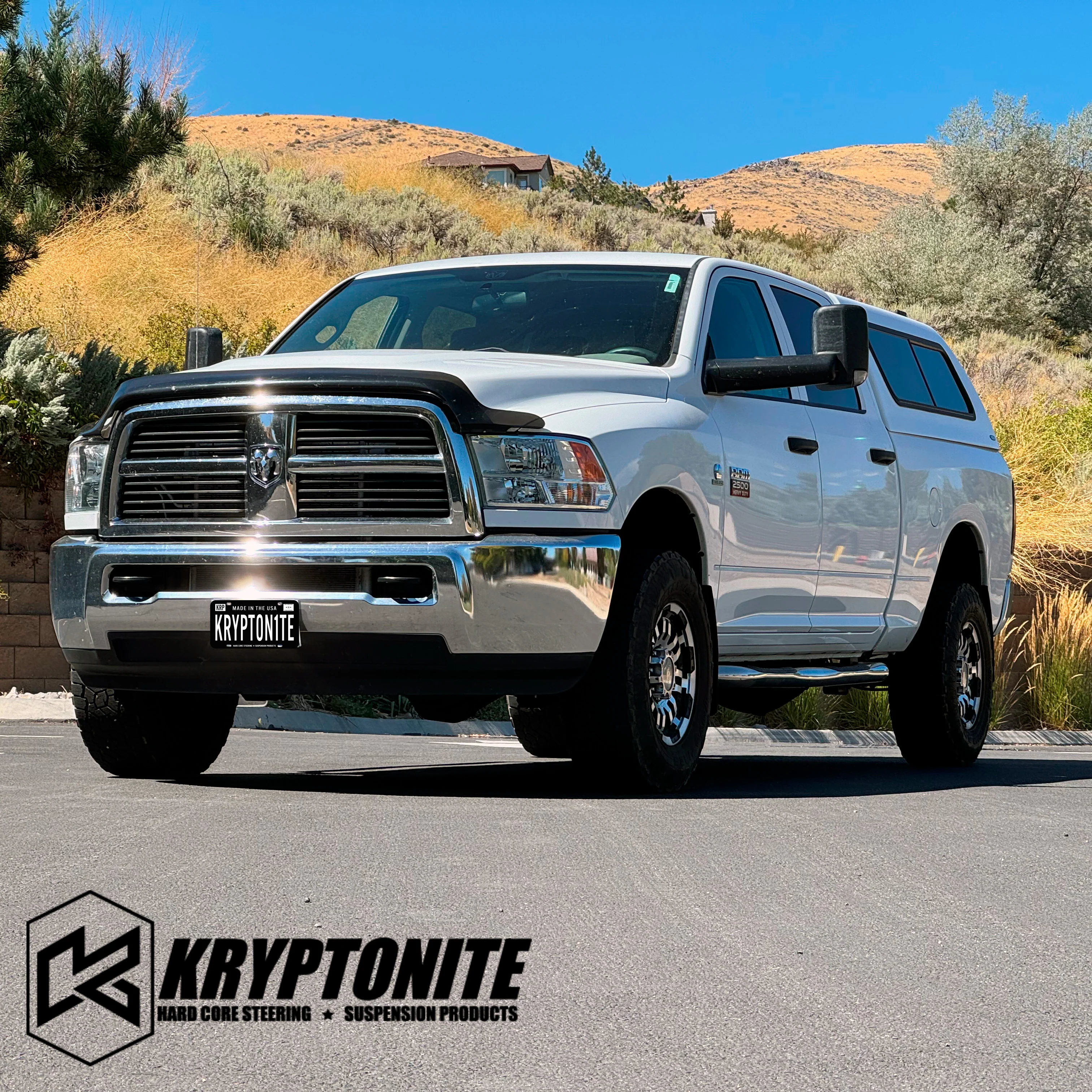 KRYPTONITE DUAL STEERING STABILIZER KIT WITH FOX 2.0 SHOCKS FOR 2003-2013 RAM 2500/3500 - Image 4